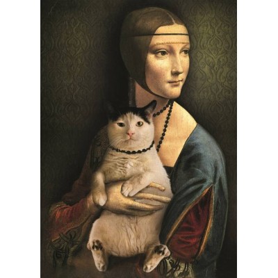 Casse-Tête /  1000 mcx : La Dame avec un Chat